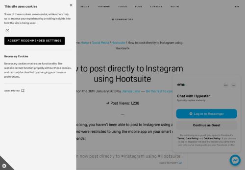 
                            11. How to post directly to Instagram using Hootsuite - Hypestar