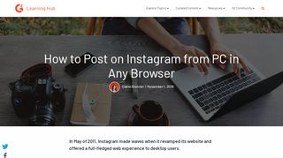 
                            12. How to Post on Instagram from PC – The Little-Known Instagram Hack