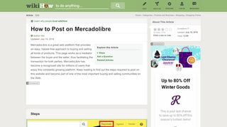 
                            5. How to Post on Mercadolibre: 9 Steps (with Pictures) - wikiHow