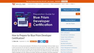 
                            9. How to Prepare for Blue Prism Developer Certification? - Whizlabs ...