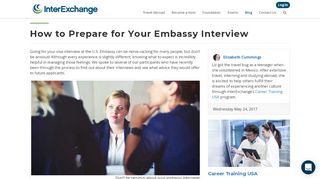 
                            12. How to Prepare for Your Embassy Interview · InterExchange