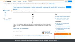 
                            2. How to prevent browser to invoke basic auth popup and handle 401 ...