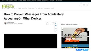 
                            11. How to Prevent iMessages From Accidentally Appearing On Other ...