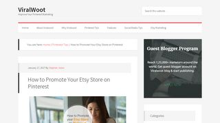 
                            12. How to Promote Your Etsy Store on Pinterest - ViralWoot