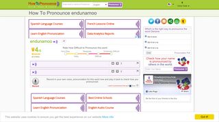 
                            12. How to pronounce endunamoo: HowToPronounce.com