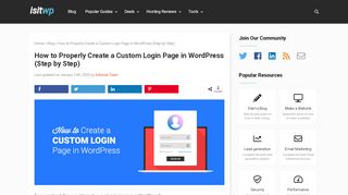 
                            12. How to Properly Create a Custom Login Page in WordPress (Step by ...