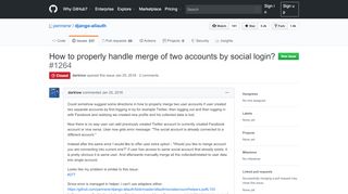 
                            4. How to properly handle merge of two accounts by social login? · Issue ...