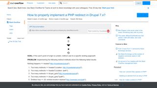 
                            7. How to properly implement a PHP redirect in Drupal 7.x? - Stack ...