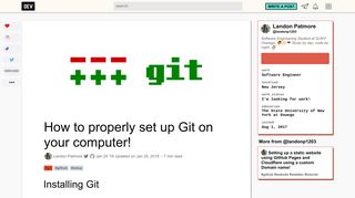 
                            13. How to properly set up Git on your computer! - DEV Community