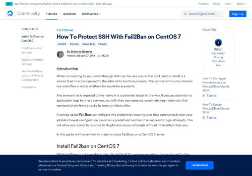 
                            7. How To Protect SSH With Fail2Ban on CentOS 7 | DigitalOcean