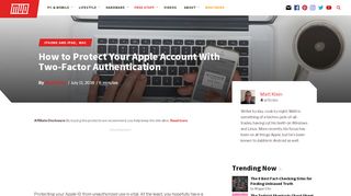 
                            10. How to Protect Your Apple Account With Two-Factor Authentication