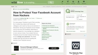 
                            11. How to Protect Your Facebook Account from Hackers (with Pictures)