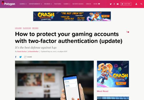 
                            8. How to protect your gaming accounts with two-factor authentication ...