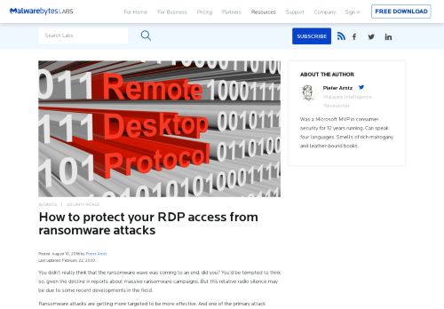 
                            12. How to protect your RDP access from ransomware attacks ...