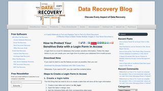 
                            12. How to Protect Your Sensitive Data with a Login Form in Access ...