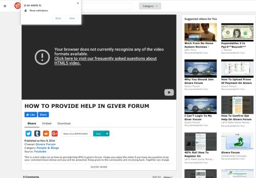 
                            13. How To Provide Help In Giver Forum - YT