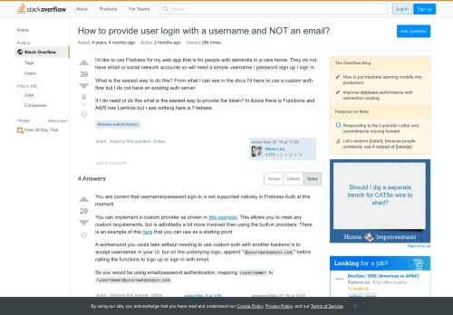 
                            11. How to provide user login with a username and NOT an email ...