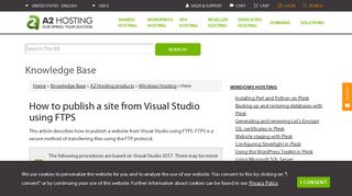 
                            7. How to publish a site from Visual Studio using FTPS