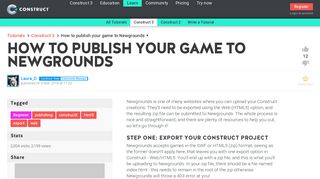 
                            8. How to publish your game to Newgrounds - Game Dev Tutorials