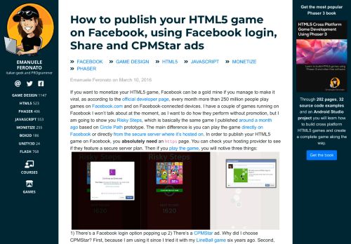 
                            8. How to publish your HTML5 game on Facebook, using Facebook ...