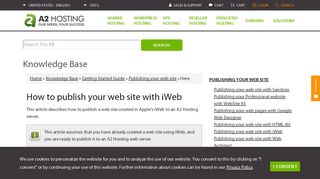 
                            11. How to publish your web site with iWeb