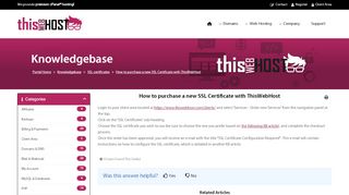 
                            11. How to purchase a new SSL Certificate with ThisWebHost ...