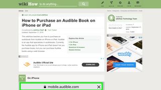 
                            10. How to Purchase an Audible Book on iPhone or iPad (with Pictures)