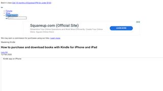 
                            13. How to purchase and download books with Kindle for iPhone and ...