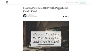 
                            11. How to Purchase RDP with Paypal and Credit Card – 99rdp ...