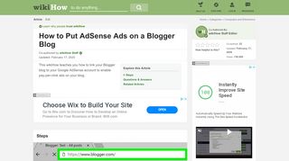 
                            13. How to Put AdSense Ads on a Blogger Blog: 10 Steps (with Pictures)