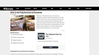 
                            7. How to Put Yelp Reviews on Facebook | Chron.com