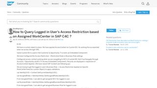 
                            3. How to Query Logged in User's Access Restriction based on Assigned ...