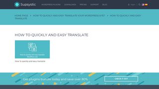 
                            9. How to quickly and easy translate - Ultimate WordPress Plugins by ...