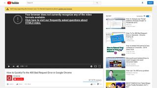 
                            8. How to Quickly Fix the 400 Bad Request Error in Google Chrome ...