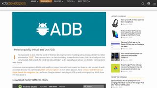 
                            8. How to quickly install and use ADB - XDA Developers