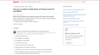 
                            12. How to re-obtain a State Bank of Freedom User ID and ...
