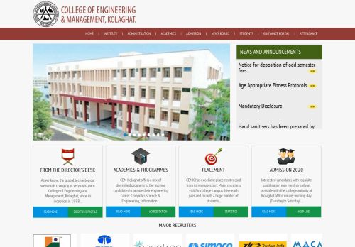
                            10. How to Reach - College of Engineering and Management, Kolaghat