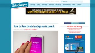 
                            7. How to Reactivate Instagram Account - Tech-Recipes