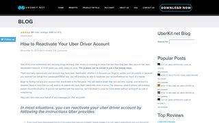 
                            6. How to reactivate your Uber driver account - Uberkit