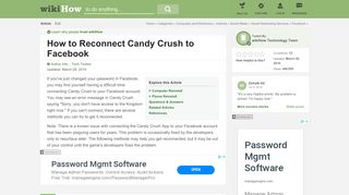 
                            4. How to Reconnect Candy Crush to Facebook: 12 Steps (with Pictures)