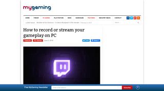 
                            13. How to record or stream your gameplay on PC - MyGaming