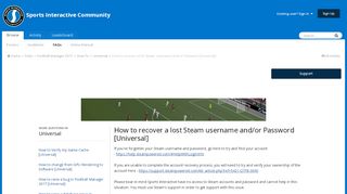 
                            13. How to recover a lost Steam username and/or Password [Universal ...