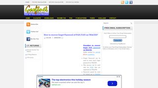 
                            12. How to recover forget Password of PAN/TAN on TRACES? ~ Gsoftnet