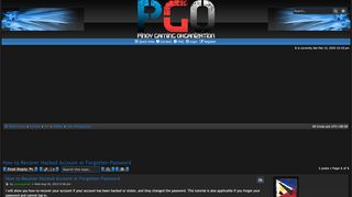 
                            11. How to Recover Hacked Account or Forgotten Password - Pinoy Gamers ...