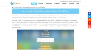 
                            13. How to Recover iTunes/iCloud Backup to Xiaomi Android Phone