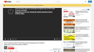 
                            12. How To Recover NSP Forgot Password And Application ID || Reset ...
