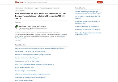 
                            10. How to recover the login names and passwords for Club Penguin - Quora