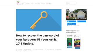 
                            11. How to recover the password of your Raspberry Pi if you lost it. 2018 ...