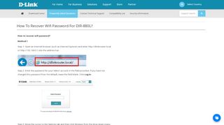 
                            8. How to recover wifi password? Malaysia - D-Link - Malaysia