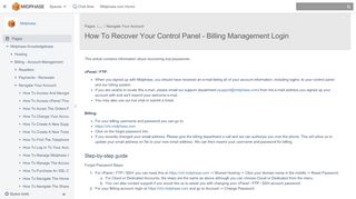 
                            6. How To Recover Your Control Panel - Billing Management Login ...